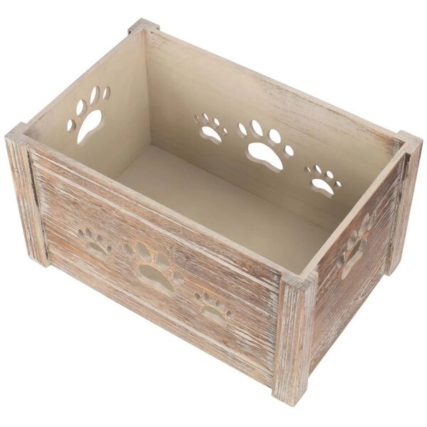 Dog toy box clearance wood